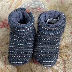 FatFace Matthew Knit Slipper Boots – Size 40–41 – Gray – EUC